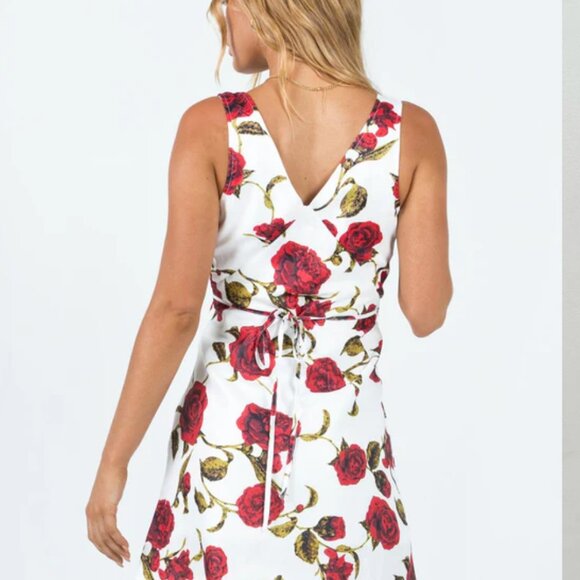 Princess Polly Nellie Mini Dress White/Red Floral - Picture 6 of 6